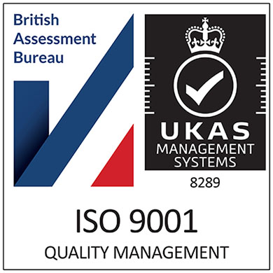 EPT ISO9001 Certification Badge from UKAS