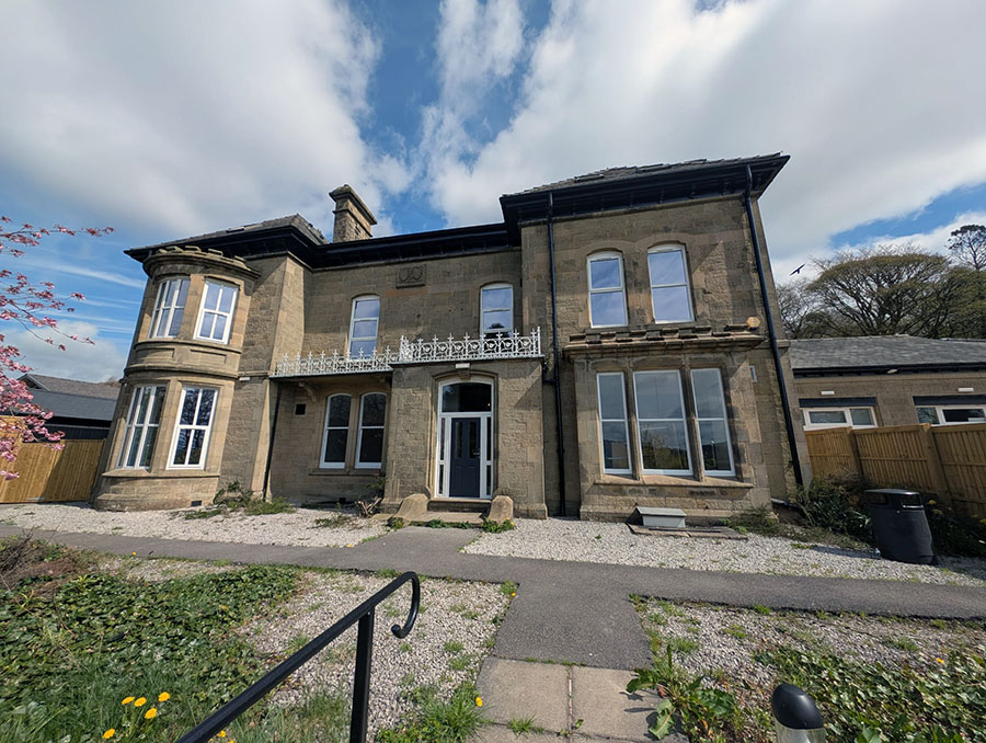 Oaklands Manor Exterior following EPT's Refurbishment April 2025