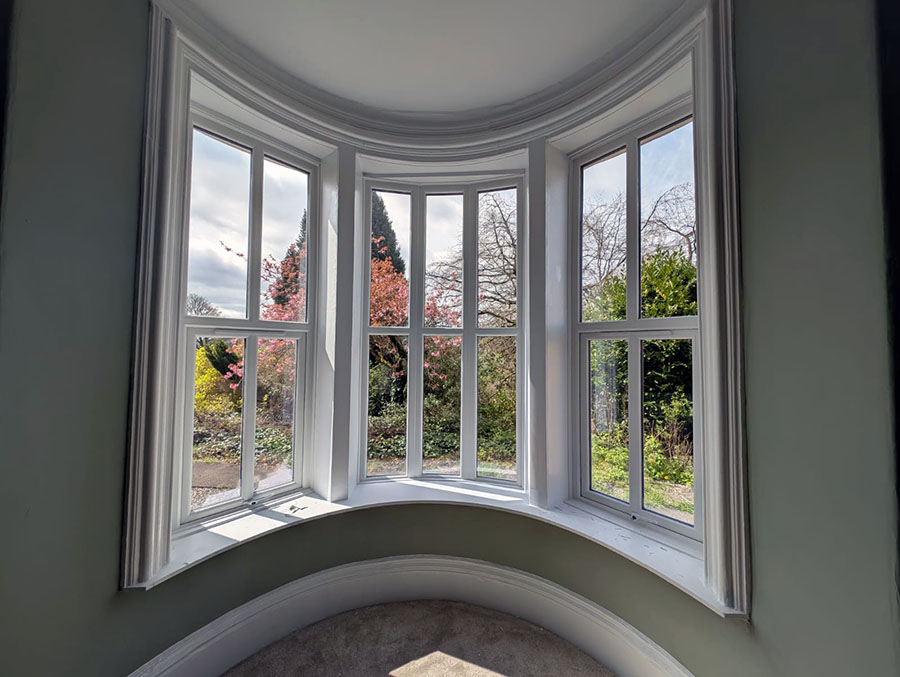 Reflections: Life After Oaklands Manor Refurbishment - Panoramic View from Lounge after Refurbishment by EPT