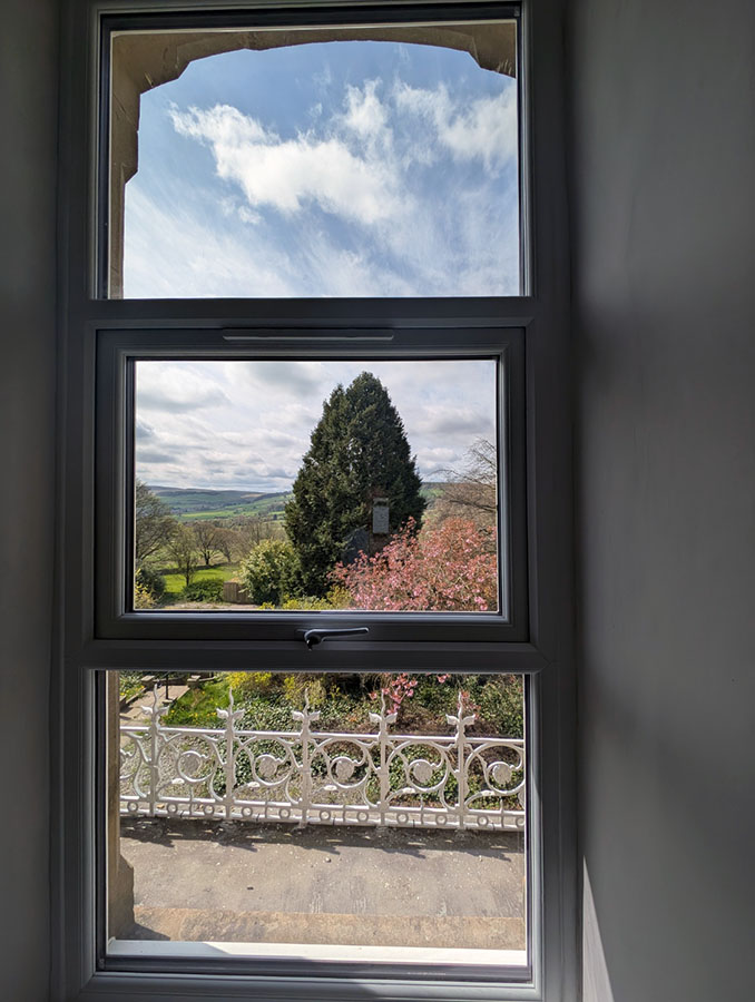 Oaklands Manor Refurbished Bedroom with Ornate Balustrades and Fascia - Work by EPT Handforth